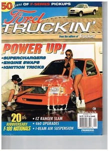 FORD TRUCKIN' SEPTEMBER 1998-50 YEARS OF THE F-SERIES PICKUPS-LOWRIDER F150 ON B - Picture 1 of 1
