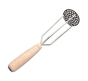 New Traditional Professional Potato Masher Stainless Steel Round - Picture 1 of 2