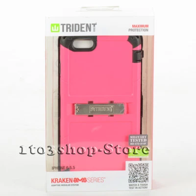 Funda Trident Kraken AMS iPhone 6 Plus y iPhone 6s Plus con funda clip para cinturón rosa Foto 1 de 4