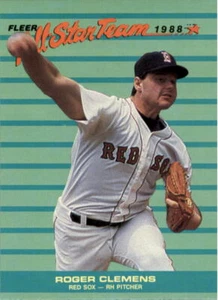 A0385- 1988 Fleer All-Stars #4 Roger Clemens Boston Red Sox Nm-Mt - Imagen 1 de 2