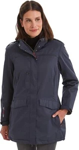 killtec Damen Jacke Funktionsparka Parka mit abzippbarer Kapuze Dunkelblau, D 46 - Bild 1 von 6