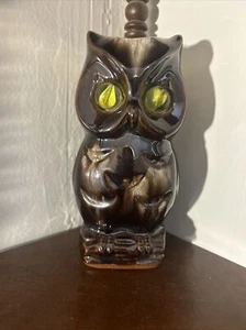Vintage Inarco Japan Red ware Owl Match Stick Holder/W Striker Marble Eyes - Picture 1 of 12