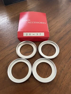 3 Sima Photo Lens Stepping Adapter Rings 28-37,30-37, 30.5-37 + 1 Extra 28-37 - Image 1 of 3