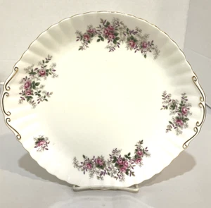 Royal Albert vassoio rotondo con manico rosa lavanda torta snack dessert piatto 10 1/4" - Foto 1 di 4