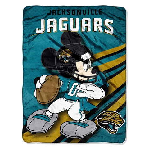 NFL Mickey Mouse Super Plush Throw Blanket 46" x 60" Cover