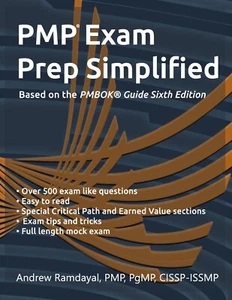 PMP Exam Prep Simplified Based on PMBOK Guide Sixth Edition the New - Picture 1 of 2