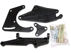 Chevy A-6 Compressor Bracket Kit, 1964-76,SB, SWP, Rams Horn Exh Mani [40-199R] - Picture 1 of 3