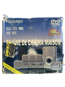 VENTURER - Sistema Home Theatre AV-1000 100 Watt DVD Video - Foto 1 di 8