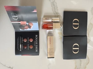 Dior Lot Limited Edition Coral Lip Glow Oil, Capture Totale, Rouge Forever Rouge - Picture 1 of 4