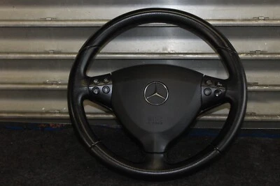 Mercedes-Benz A-Klasse W 169 Lenkrad Avantgarde Leder  schwarz A 169 460 02 03 - Bild 1 von 4