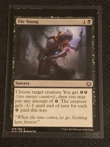 Magic the Gathering Miscut Kaladesh Die Young - Picture 1 of 4