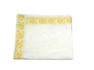 Vintage Cannon Royal Family Percale Flat Sheet Full/Queen Yellow 1960s - Picture 1 of 9