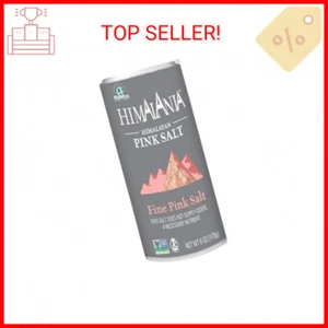 Natierra Himalania Himalayan Fine Pink Salt Shaker | Unrefined & Non-GMO | 6 Oun - Picture 1 of 2