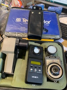 3 x MINOLTA COLOR METERS. No: 133360 complete in carry case. - Picture 1 of 7
