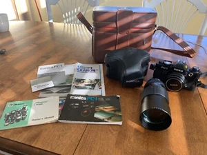 Konica FC-1 35mm film Camera w/ Hexanon AR 40mm F1.8 pancake lens and more - Picture 1 of 15