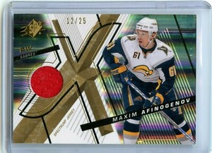  2008-09 SPx Spectrum #88 Maxim Afinogenov JSY 12/25