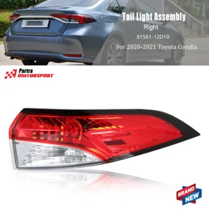 Passenger/RH Side Tail Light Rear Brake Lamps Outer For Toyota Corolla 2020-2021 - Picture 1 of 11