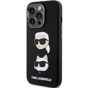 Coque Karl en Silicone pour Apple iPhone 15 Pro Max 6.7 - noir - Imagen 1 de 4