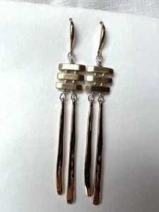 RLM Robert Lee Morris Soho Two-Tone Drop Earrings - Picture 1 of 4