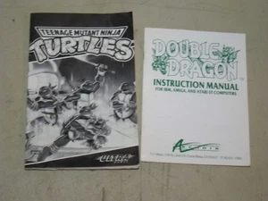 TMNT Teenage Mutant Ninja Turtles & Double Dragon Original Handbuch Retro PC - Bild 1 von 8