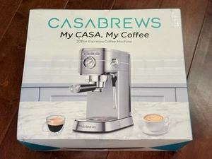 Casabrews CM5418BC-UL Máquina de Café Espresso Compacta Plateada - Nueva Caja Abierta - Imagen 1 de 5