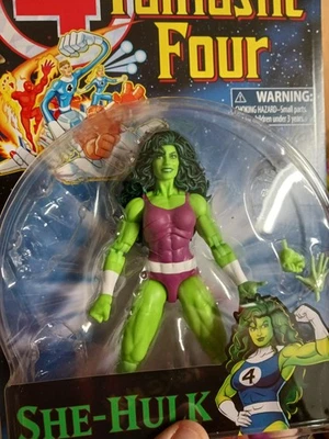 Marvel Legends Series Fantastic Four Retro She-Hulk Iron Man Action Hour  - Image 1 of 2
