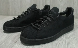 Adidas Pharrell Williams schwarz Superstar Prime Knit Herren Größe 10 NEU schneller Versand - Bild 1 von 10