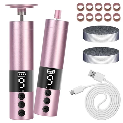 Lima eléctrica para pies dureza pedicura talón herramienta pies agrietados piel dura seca muerta Foto 1 de 4