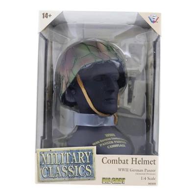 Réplica de capacete em escala militar | Panzer alemão da Segunda Guerra Mundial (divisão blindada) - Imagem 1 de 3