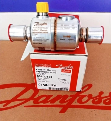 1PC-Danfoss 034G7602 Electric expansion valve, ETS 25C,Solder ODF,I/O Size7/8in - Image 1 of 4