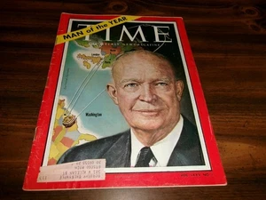 1960 DWIGHT EISENHOWER MAN OF THE YEAR JANUARY 4, TIME MAGAZINE - Picture 1 of 2