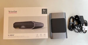 SanDisk Professional G-Drive 6TB External Hard Drive - Afbeelding 1 van 8