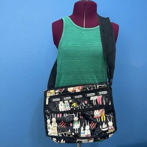 Lesportsac Fifi Lapin Sweethearts Crossbody Bag Needs Repair Small Tear - Picture 1 of 24