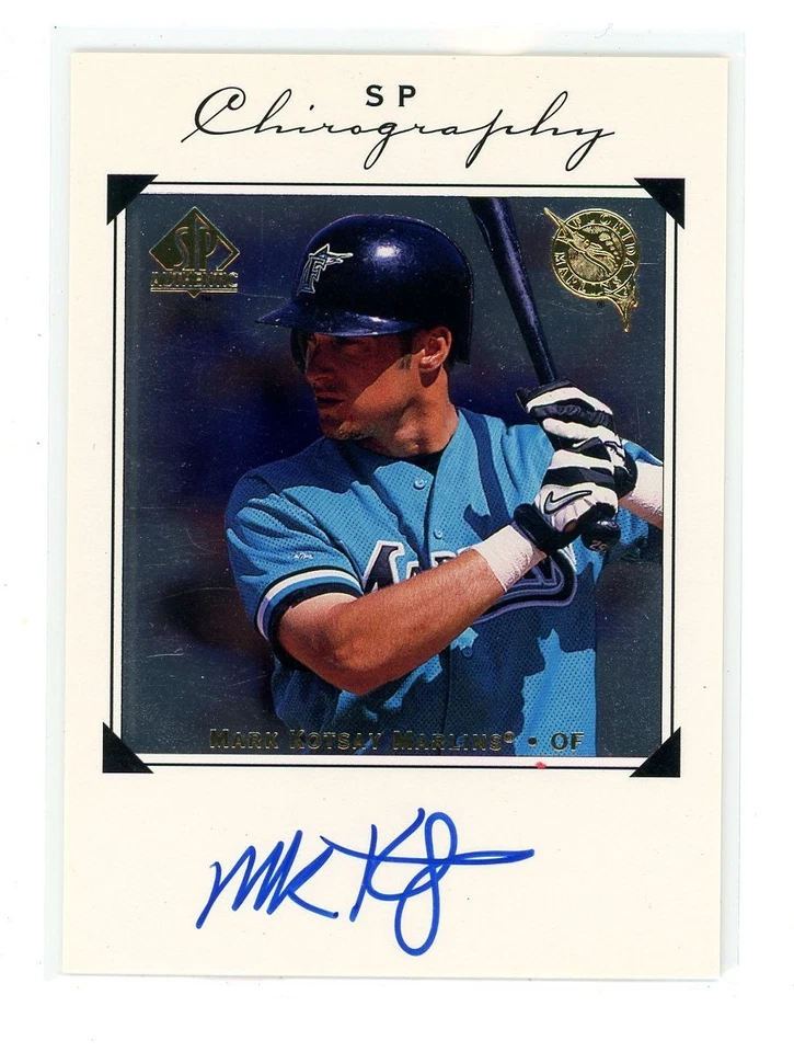1998 SP Authentic Chirography Mark Kotsay #MK Auto - Image 1 of 2