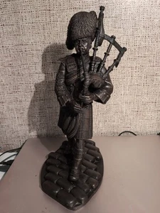 Vintage 1983 Heredities Tom Mackie Bag Piper Statue "PIPE MAJOR" 11,75" - Bild 1 von 8