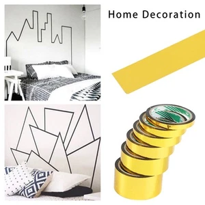 25m,50m Decoration For Decoration Tape Golden Tape Laser Reflective - Picture 1 of 26