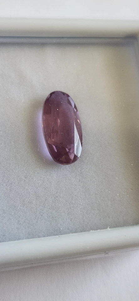 Kunzite Quartz Triplet Oval Gemstone-16x8 MM - 4.68 cts - Image 1 of 1