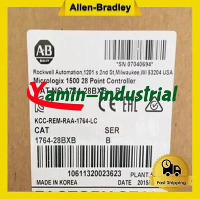 New Factory Sealed AB 1764-28BXB SER B MicroLogix 1500 28 Point Controller - Image 1 of 4