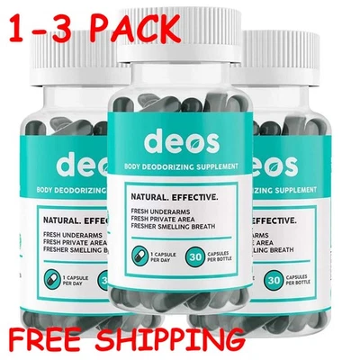 1-3X DEOS Internal Deodorant Supplement – DEOS Full Body Deodorizer - Image 1 of 4