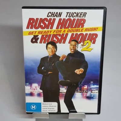 Rush Hour / Rush Hour 02 Dvd PAL Region 4 Action Comedy Jackie Chan Chris Tucker - image 1 of 4