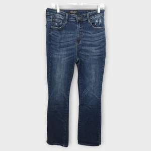 Pantalones de mezclilla para mujer Judy azul ajustados bootcut azul talla 11/30 - Imagen 1 de 6