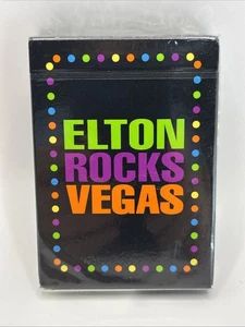 Elton John Playing Cards ELTON ROCKS VEGAS Caesar’s Palace New Sealed Souvenir - Picture 1 of 4