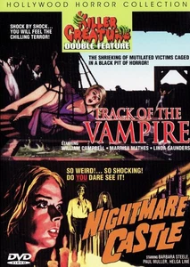 Track of the Vampire aka Blood Bath (1966) / Nightmare Castle (1965) with Insert - Picture 1 of 3
