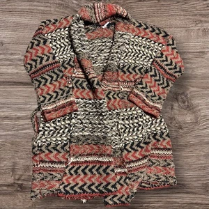 Free People Iona Sweater Coat M  Oversized Plush Shaggy Cardigan Rayon Blend - Picture 1 of 6