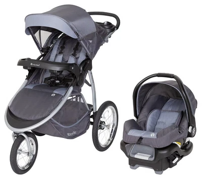 Baby Trend Expedition Race Tec Infant Baby Jogger Stroller Travel System, Gray - Image 1 of 2
