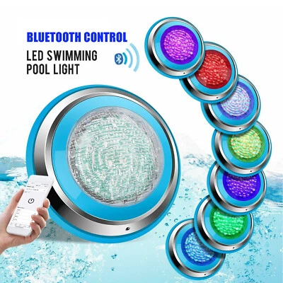 47W Led Pool Light Bluetooth Connect Waterproof RGB IP68 Swimming Pool Light  - Bild 1 von 4