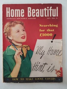 Magazine - The Australian Home Beautiful How-To-Do-It Loose Covers July 1954 - Picture 1 of 3