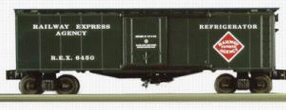 WILLIAMS by BACHMANN #47452 40' REFRIGERATOR CAR RAILWAY EXPRESS O GAUGE - Image 1 of 1