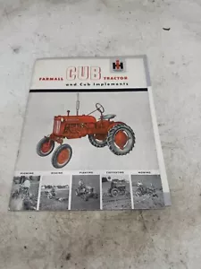 International ih Farmall CUB Tractor Ag Farm Color Sales Brochure Catalog Manual - Bild 1 von 3