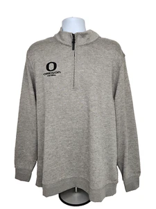 Oregon DUCKS Football TEAM ISSUED Nike Dri-Fit 1/4 Zip JACKET      Men's  2XL - Picture 1 of 4
